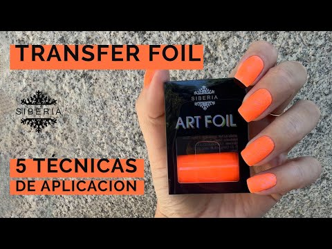 Transfer foil uñas: 5 técnicas de aplicación 💅🏻