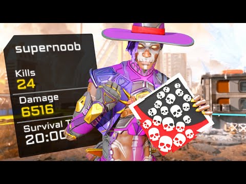 INSANE SOLO SEER 24 KILLS & 6516 DAMAGE WAS AMAZING (Apex Legends Gameplay)