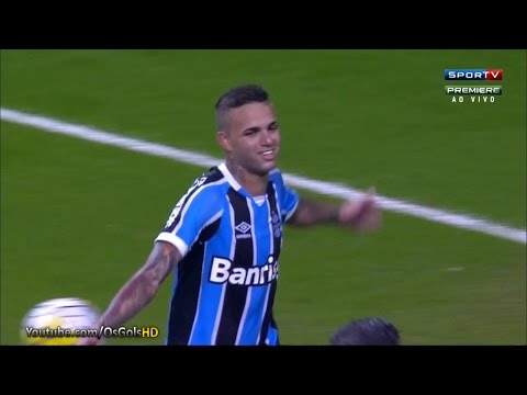 Gol  de Luan, Grêmio 2 x 0 Coritiba - Brasileirão 29/05/2016 [HD]