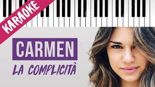 Carmen Ferreri | La Complicità | AMICI 17 // Piano Karaoke con Testo
