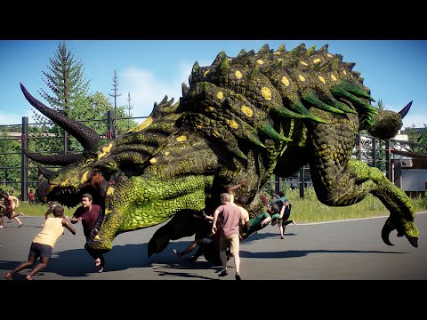 10 x ALL LARGE CARNIVORE BATTLE ROYALE - Jurassic World Evolution 2