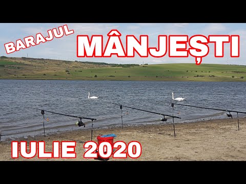 Pescuit baraj Manjesti Vaslui iulie 2020