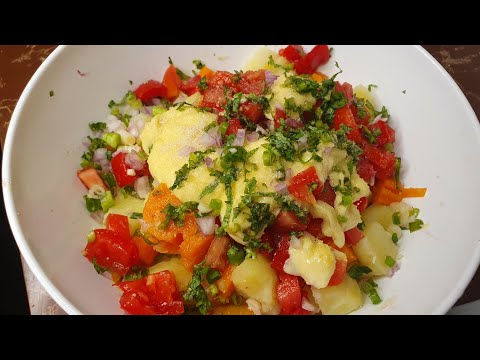 How to Easily Make a Potato Salad at Home#easy #uganda #deliciousrecipe #salad #potatosalad
