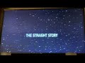 Closing To The Straight Story 2000 VHS