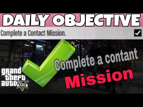 Complete a Contect Mission DAILY OBJECTIVE GUIDE | GTA ONLINE DAILY OBJECTIVE GUIDE