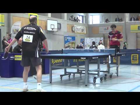 Uwe Liebchen Regenstauf vs Kirner TV Altdorf bei Nbg Bayerische Tischtennism  2016 Buxheim Ingolstad