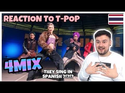 REACTION TO THAI/T-POP BOYGROUP: 4MIX - ROLLER COASTER [SINGING in SPANISH!!!]