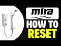 How To Reset A Mira Advance Shower