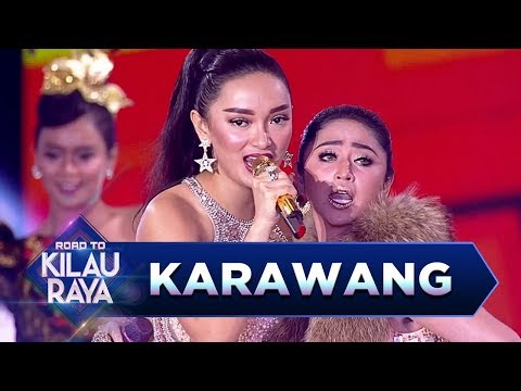 Karawang Pecah! Dewi Perssik feat Zaskia Gotik [TALAK TILU] - Road to Kilau Raya (18/3)