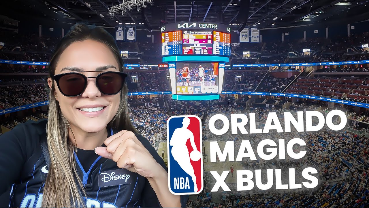 COMO É UM JOGO DE BASQUETE DA NBA EM ORLANDO - ORLANDO MAGIC X CHICAGO BULLS