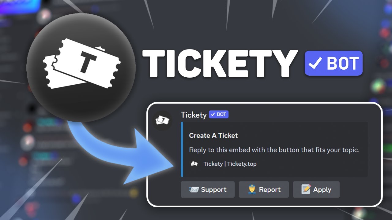 How to Setup Tickety For Your Discord Server!