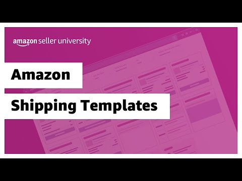 Part of a video titled Understanding Amazon shipping templates - YouTube