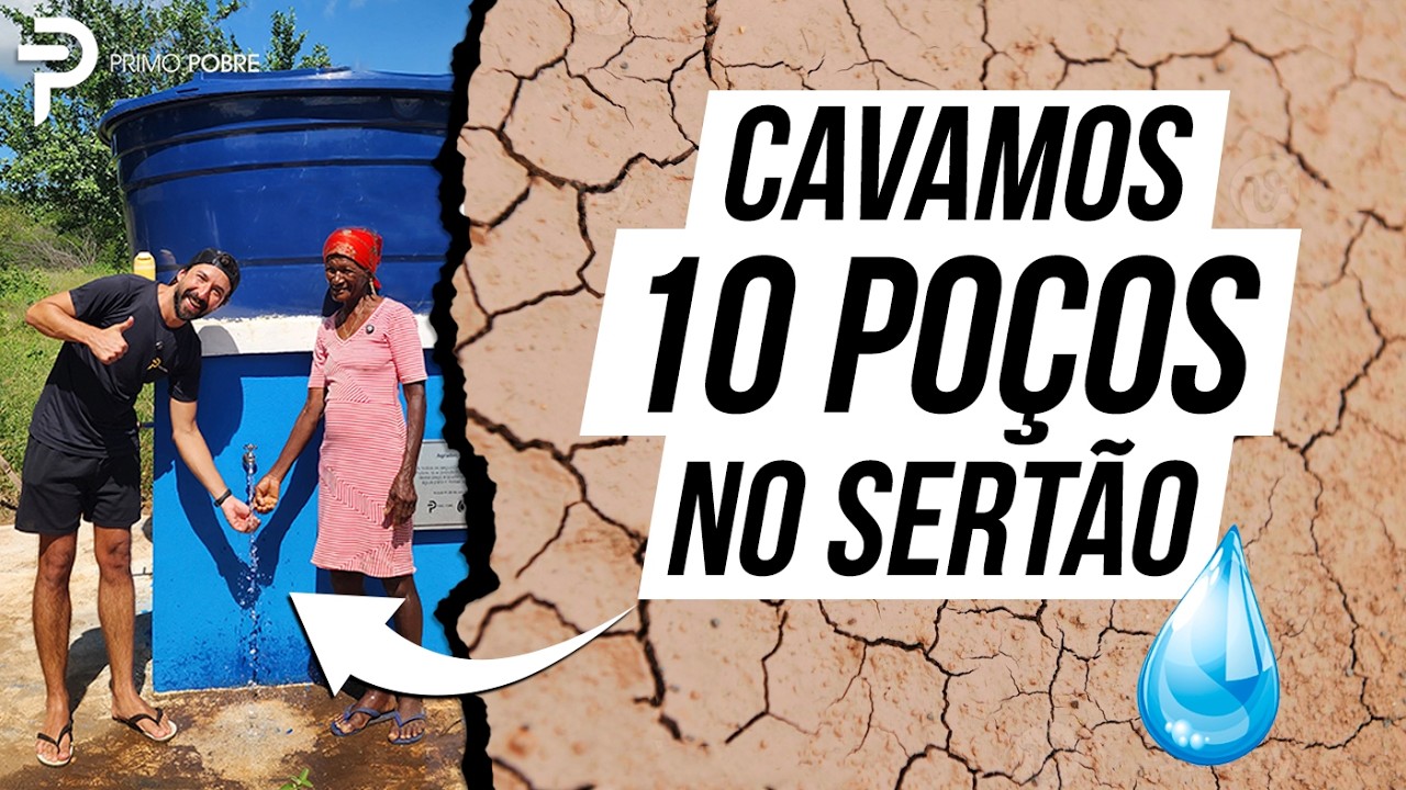 10 POÇOS NO SERTÃO com a SUA AJUDA!
