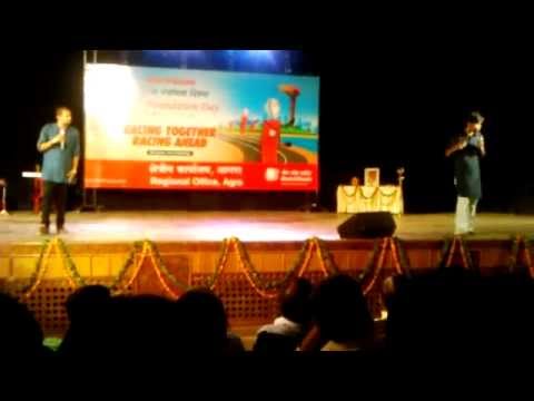 Aman at Bank of Baroda Event in Agra