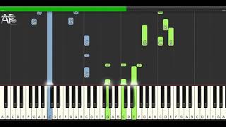 Roxette - It Must Have Been Love | Adelina Piano synthesia tutorial