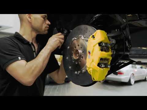 BMW X5 F95 Carbon-Ceramic brake installation 440x40/410x32 mm