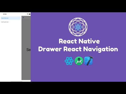 Drawer Navigation In React Native React Navigation Stack Drawer Main Stack Navigation Tutorial