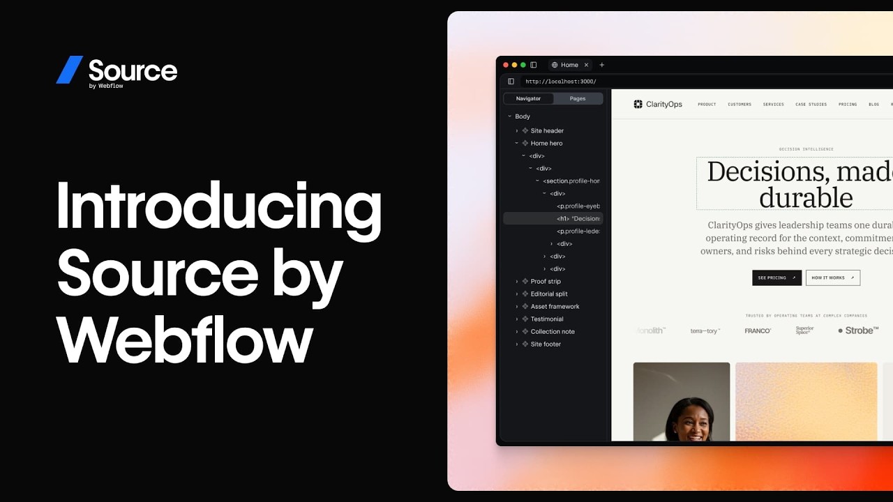 Introducing Source by Webflow