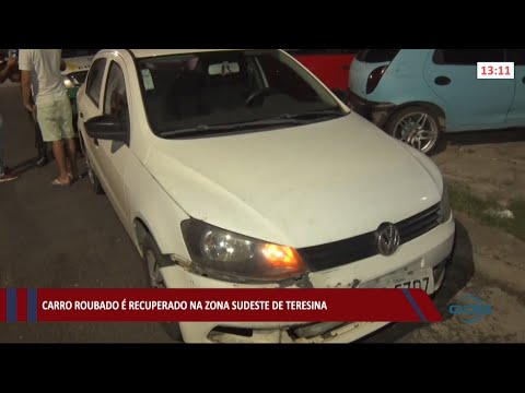Carro roubado é recuperado na zona sudeste de Teresina 09 04 2021