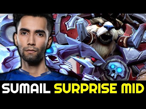SUMAIL Surprise Mid Tusk with Meteor Hammer Build — 16min GG 7.32c Dota 2