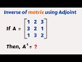 How To Find Inverse Of Matrix Using Adjoint Method Inverse Of Matrix Class12 Epselon Epselon