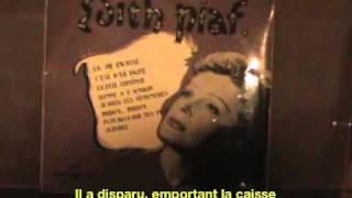 Edith Piaf La Fête Continue French &amp; English Subtitles