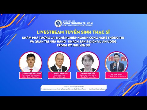 Chương trình Livestream Tư vấn tuyển sinh thạc sĩ #1