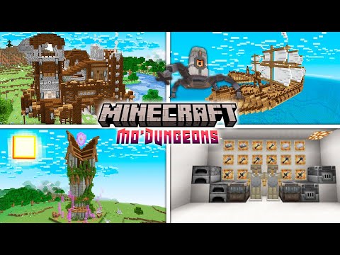 UNBELIEVABLE! NEW Dungeons & Structures Minecraft PE 1.19!