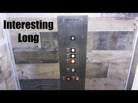 Interesting 1985 Long Hydraulic Elevator @ America's Best Value Inn - St. Louis, MO