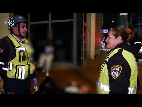 תרגיל נפילת טיל משולב פיגוע ירי בנתניה 