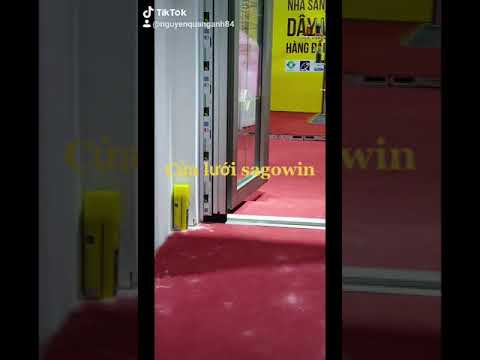 Cửa xếp xích không ray 2 cánh SAGOWIN