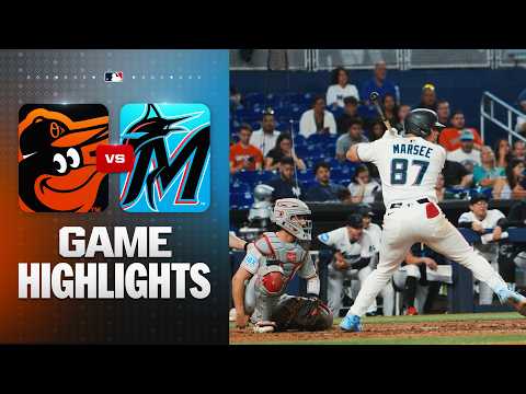마이애미 VS 볼티모어 4:7 MLB 스포츠하이라이트