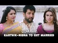 Karthik Nisha To Get Married Romeo Juliet Jayam Ravi Hansika VTV Ganesh Poonam Bajwa