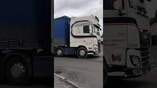 Loud daf xf truck honking headphones warning share subscribe viral lorry truck trending daf