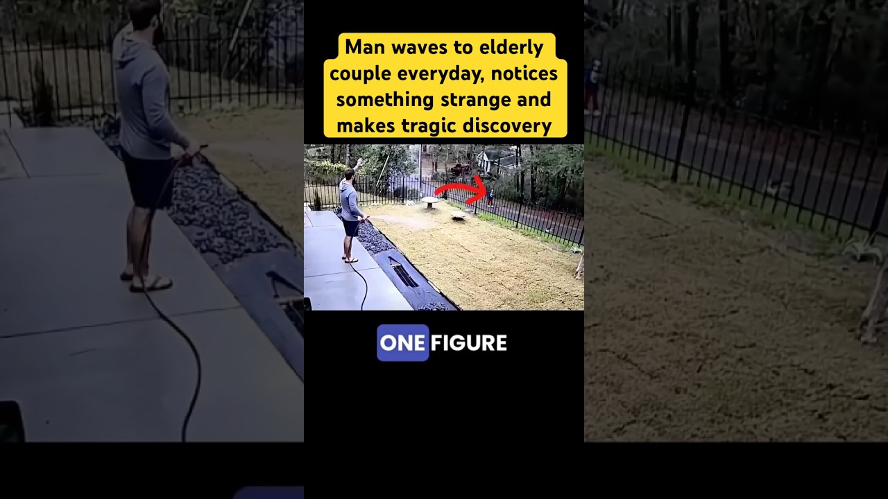 Man waves to elderly couple everyday, notices something strange and makes tragic discovery