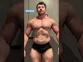 Huge lean muscle flex and pose #short