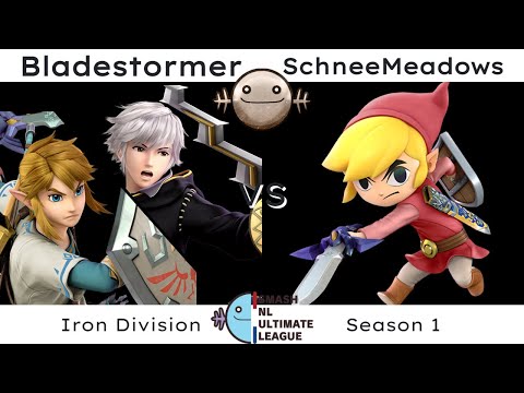 SNUL Season 1 Week 5 - Bladestormer (Link, Robin) Vs. SchneeMeadows (Toon Link) [Iron]