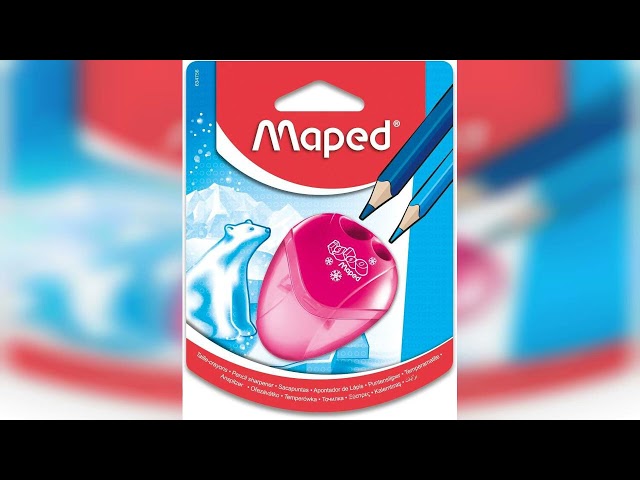 Vídeo relacionado con MAPED Superman Sacapuntas Con Depósito Para Lápices, Diseño Ergonómico Y Depósito Para Afilado Limpio, Material Escolar Para Niños Y Adultos, Afilalápices Resistente Y Compacto