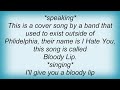 Atom And His Package - Bloody Lip Lyrics
