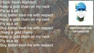 BROCKHAMPTON - GOLD - Lyrics [HD&amp;HQ]