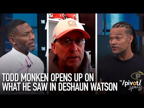 Todd Monken talks about DeSean Watson growth, 1st Place Browns and Mike Tomlin | Pivot Sports