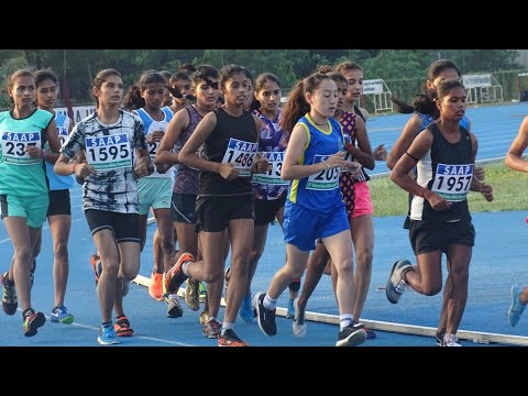 5000m Girls  Final 35th Junior National Athletic Championship 2019