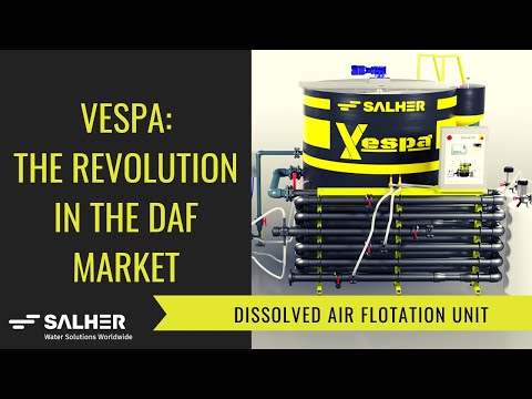 Flottateur à àir dissous (DAF) pour la séparation des solides en suspension, des graisses et des huiles des eaux usées -Vespa - Salher_2
