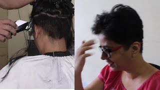 Vidya's Pixie Haircut