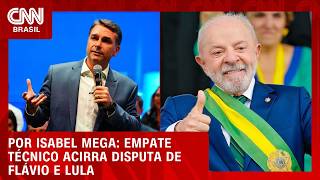 Vídeo: Empate técnico acirra disputa de Flávio Bolsonaro e Lula | LIVE CNN