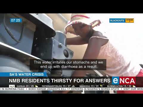SA's water crisis NMB residents thirsty for answers