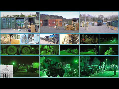 U.S. Soldiers with 5th Battalion | Prepare and Stage their Equipment