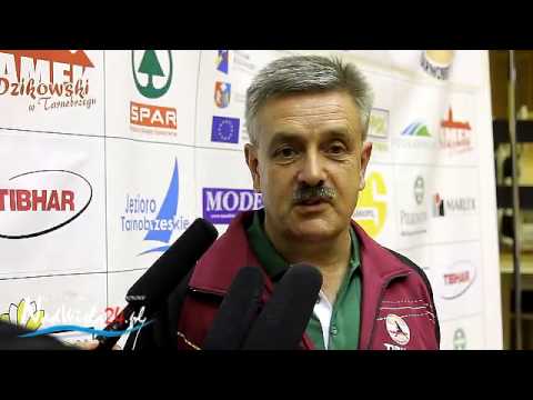 Trener Zbigniew Nęcek i Natalia Partyka po meczu z francuskim Lille Metropole