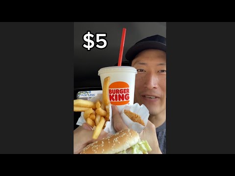$5 Burger King Meal đ