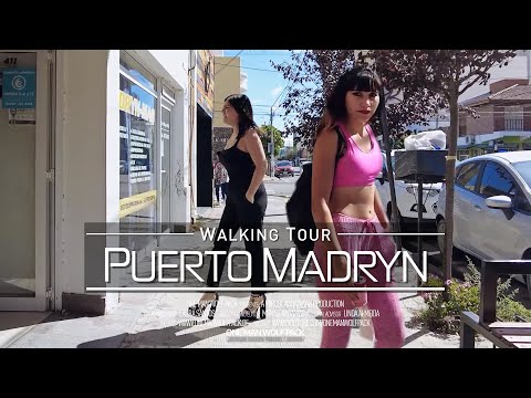 [2K 60fps]🇦🇷 TOUR VIRTUAL DE CAMINHADA: 🚶 «Puerto Madryn - Argentina 2023» 🎧 SONS ORIGINAIS 📺 ASMR UHD
